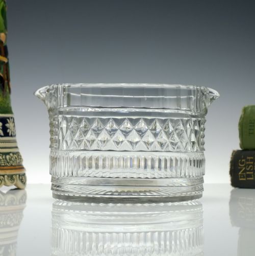 georgian anglo irish glass wine rinser c1820 - CATEGORY: ANTIQUE GLASS - DATED 1800