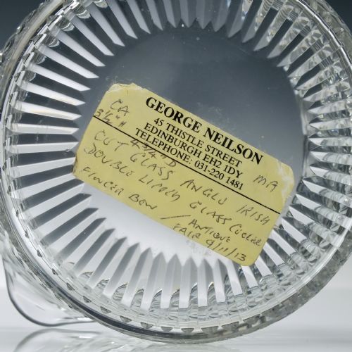 GEORGIAN ANGLO IRISH GLASS WINE RINSER C1820 - ADDITIONAL PHOTO 6