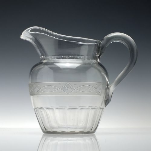 LARGE EARLY 19TH CENTURY ANGLO IRISH WATER JUG C1820 - ADDITIONAL PHOTO 1