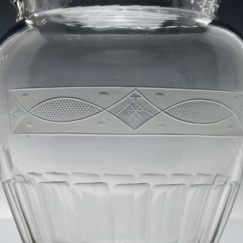 LARGE EARLY 19TH CENTURY ANGLO IRISH WATER JUG C1820 - ADDITIONAL PHOTO 6