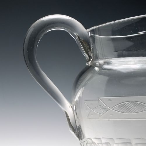 LARGE EARLY 19TH CENTURY ANGLO IRISH WATER JUG C1820 - ADDITIONAL PHOTO 10