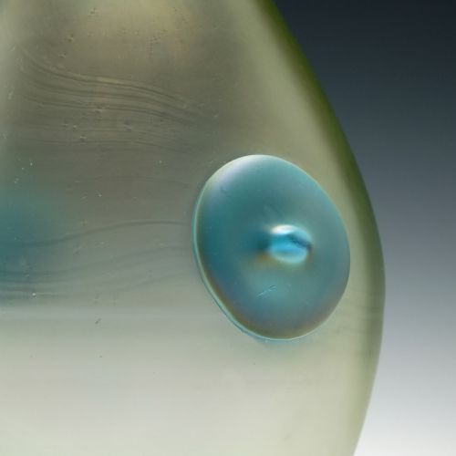 LOETZ BLUE THREADED ORPHEUS GLASS CARAFE OR PITCHER CIRCA 1904 - ADDITIONAL PHOTO 6
