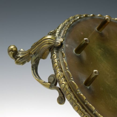 VICTORIAN GLASS INKWELL C1850 - ADDITIONAL PHOTO 3