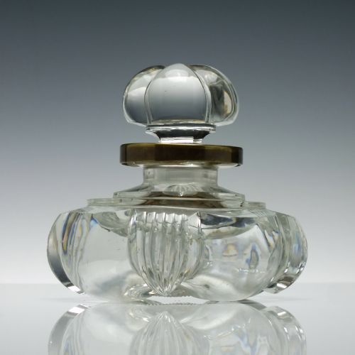VICTORIAN GLASS INKWELL C1850 - ADDITIONAL PHOTO 5