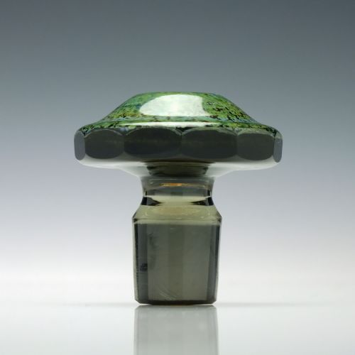MOSER ART DECO GLASS COCKTAIL SHAKER C1920 - ADDITIONAL PHOTO 8