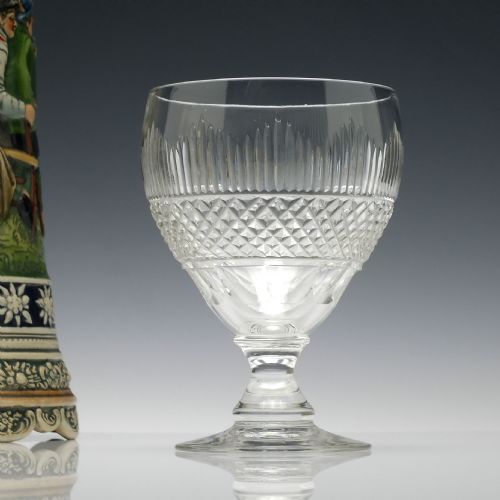 A SET OF FOUR 19TH CENTURY GLASS RUMMERS C1860 - ADDITIONAL PHOTO 1