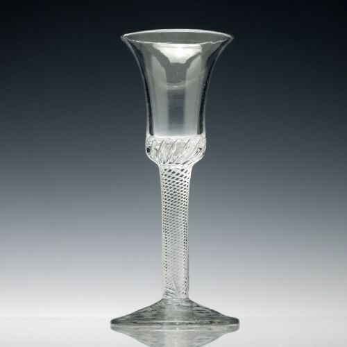 18TH CENTURY AIR TWIST WINE GLASS C1750 - ADDITIONAL PHOTO 1
