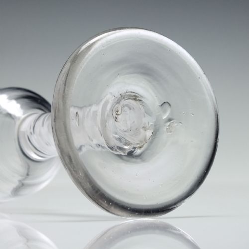 ANTIQUE 18TH CENTURY GEORGIAN OPAQUE TWIST FIRING GLASS C1760 - ADDITIONAL PHOTO 6