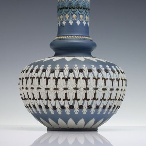 RARE DOULTON LAMBETH VASE BY FLORENCE BOWDITCH AND ANNIE HORTON 1883 - ADDITIONAL PHOTO 3
