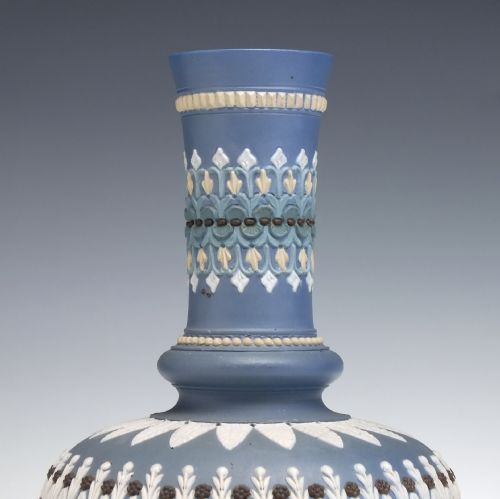 RARE DOULTON LAMBETH VASE BY FLORENCE BOWDITCH AND ANNIE HORTON 1883 - ADDITIONAL PHOTO 4