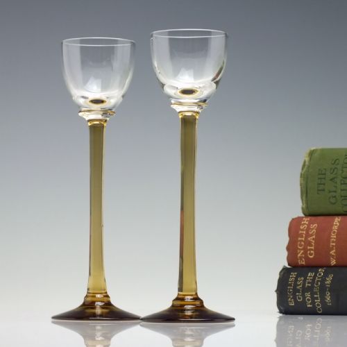 SET OF SIX ART NOUVEAU LIQUEUR GLASSES C1910 - ADDITIONAL PHOTO 4