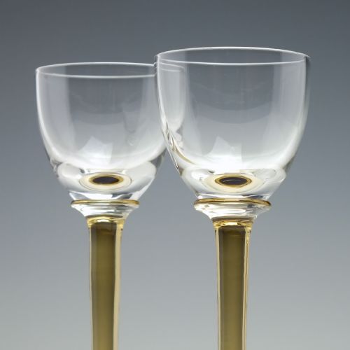 SET OF SIX ART NOUVEAU LIQUEUR GLASSES C1910 - ADDITIONAL PHOTO 5