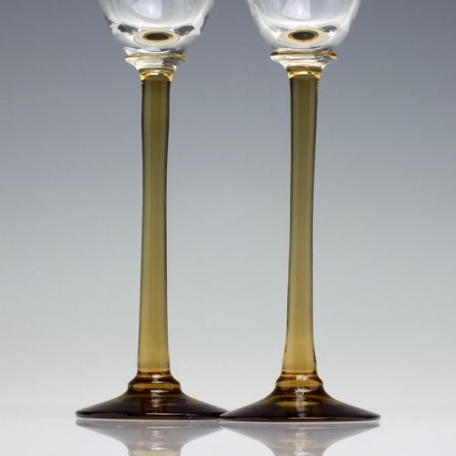 SET OF SIX ART NOUVEAU LIQUEUR GLASSES C1910 - ADDITIONAL PHOTO 6