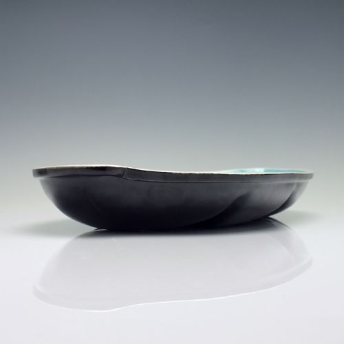 PILKINGTON'S ROYAL LANCASTRIAN HORS D'OEUVRE DISH DESIGNED BY MITZI SOLOMON CUNLIFFE C1950 - ADDITIONAL PHOTO 4