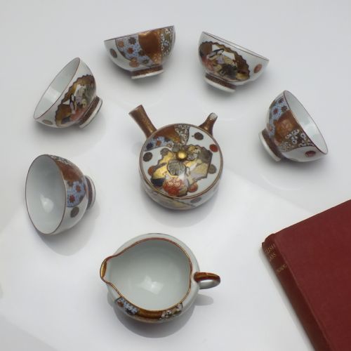 JAPANESE SATSUMA TEA SET C1900 - ADDITIONAL PHOTO 1