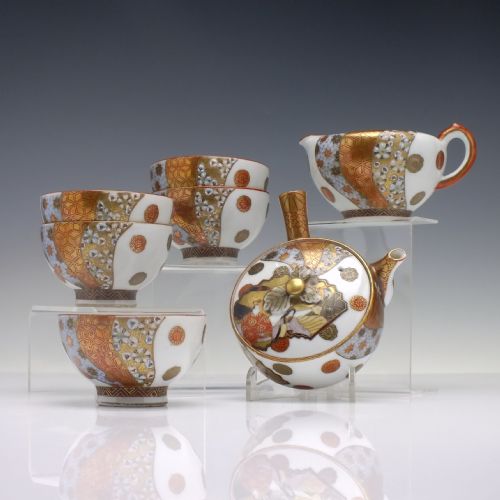JAPANESE SATSUMA TEA SET C1900 - ADDITIONAL PHOTO 4
