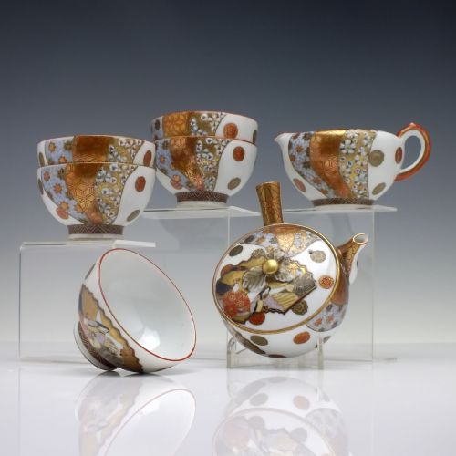 JAPANESE SATSUMA TEA SET C1900 - ADDITIONAL PHOTO 5