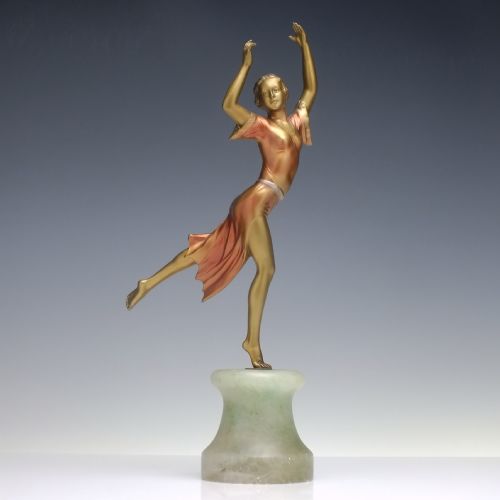 original vintage art deco bronze ballerina dancer c1930 - CATEGORY: ANTIQUE METAL - DATED 1930