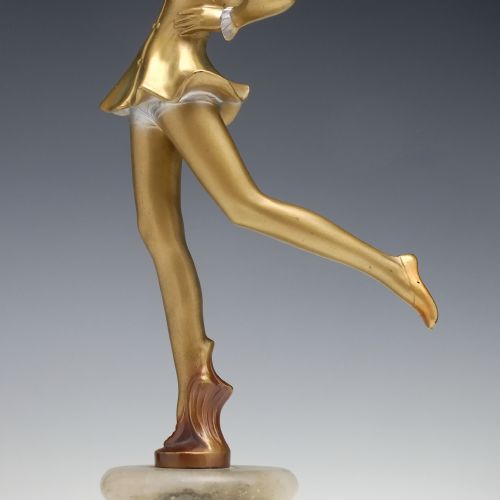 ORIGINAL VINTAGE ART DECO BRONZE BALLERINA DANCER C1930 - ADDITIONAL PHOTO 3