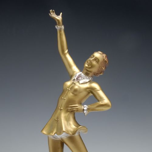 ORIGINAL VINTAGE ART DECO BRONZE BALLERINA DANCER C1930 - ADDITIONAL PHOTO 4
