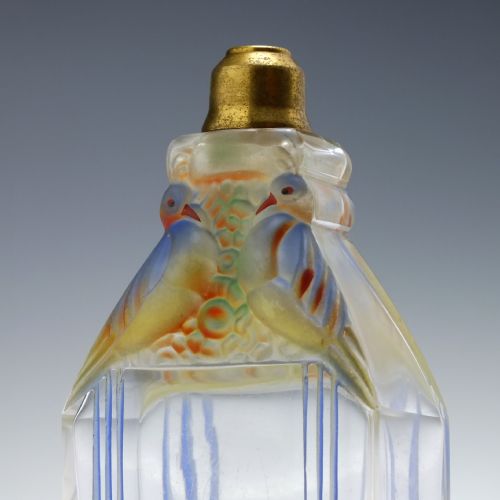 ART DECO FRENCH GLASS PERFUME BOTTLE C1930 - ADDITIONAL PHOTO 5