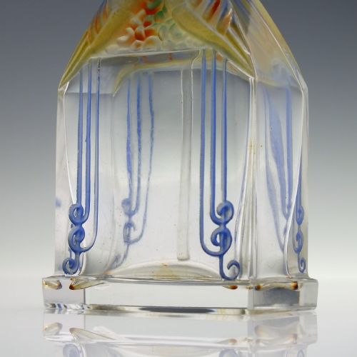 ART DECO FRENCH GLASS PERFUME BOTTLE C1930 - ADDITIONAL PHOTO 6