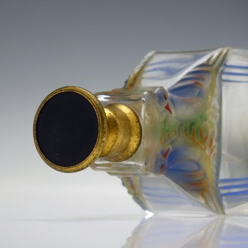 ART DECO FRENCH GLASS PERFUME BOTTLE C1930 - ADDITIONAL PHOTO 7