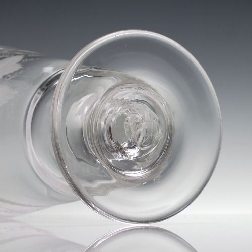 19TH CENTURY ENGRAVED GLASS SERVING RUMMER C1830 - ADDITIONAL PHOTO 11