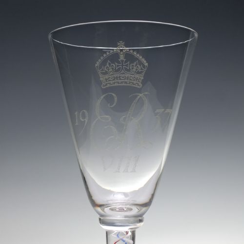 RARE WHITEFRIARS COMMEMORATIVE EDWARD VIII CORONATION GOBLET 1937 - ADDITIONAL PHOTO 1