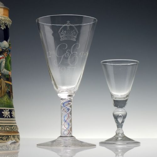 WHITEFRIARS COMMEMORATIVE GEORGE VI CORONATION GOBLET 1937 - ADDITIONAL PHOTO 1