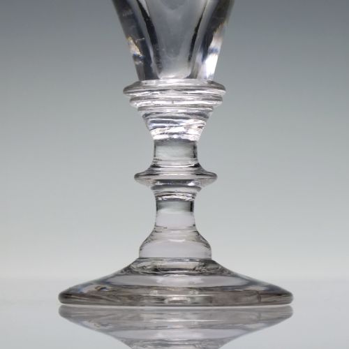 GEORGE IV DECEPTIVE TOASTMASTER WINE GLASS C1820 - ADDITIONAL PHOTO 2