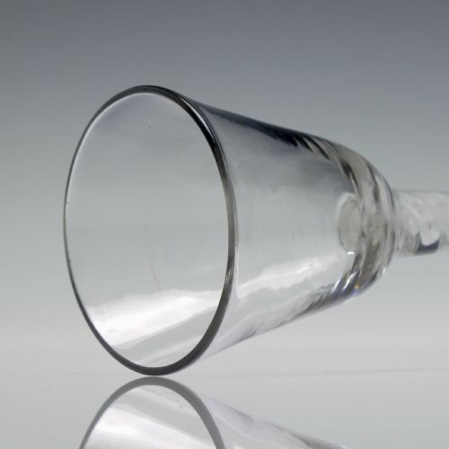 18TH CENTURY DOUBLE SERIES OPAQUE TWIST WINE GLASS C1760 - ADDITIONAL PHOTO 5