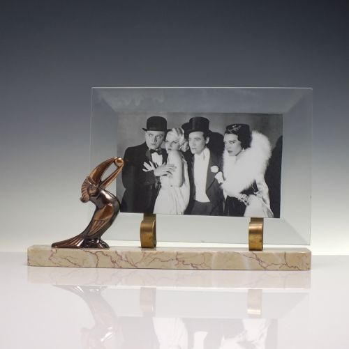 RARE ART DECO TOUCAN PHOTO FRAME C1930 - ADDITIONAL PHOTO 1