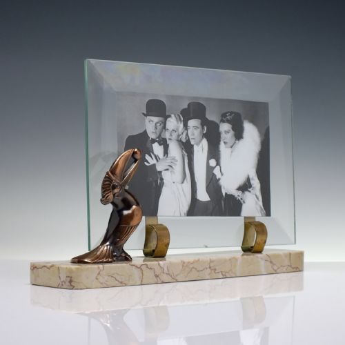 RARE ART DECO TOUCAN PHOTO FRAME C1930 - ADDITIONAL PHOTO 2