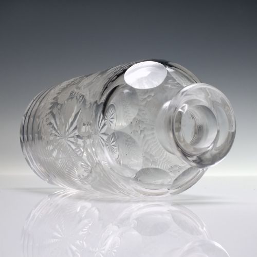 VICTORIAN ENGRAVED DECANTER C1870 - ADDITIONAL PHOTO 5