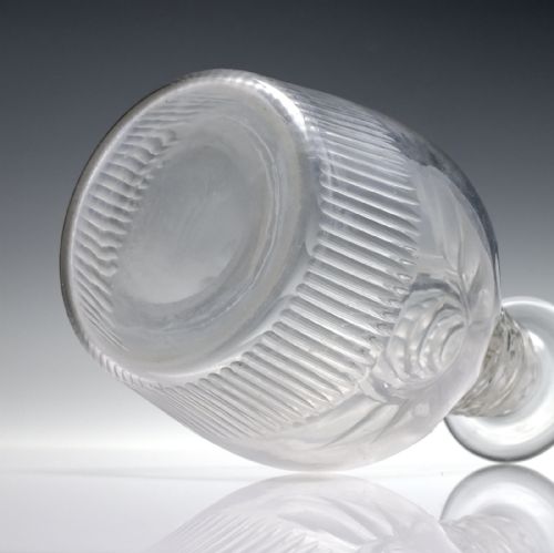 19TH CENTURY CUT GLASS DECANTER C1830 - ADDITIONAL PHOTO 6
