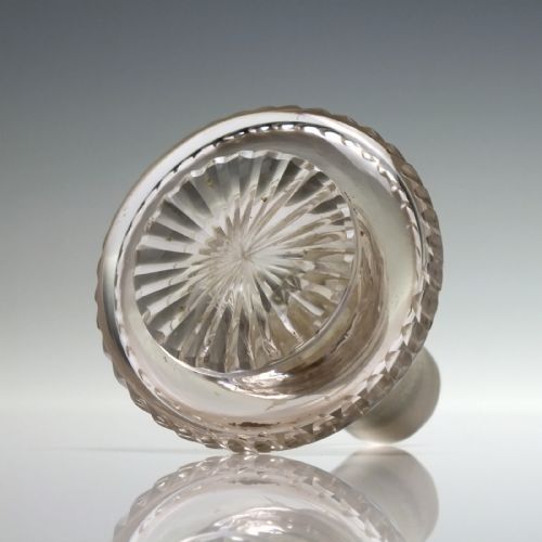 19TH CENTURY CUT GLASS DECANTER C1830 - ADDITIONAL PHOTO 8