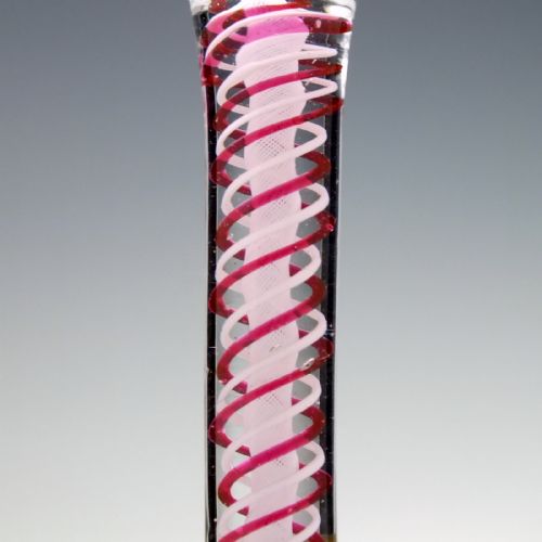 18TH CENTURY DUTCH COLOUR TWIST WINE GLASS C1760 - ADDITIONAL PHOTO 3