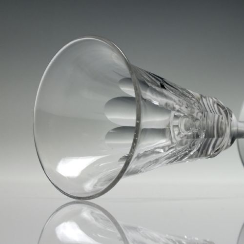 PAIR GEORGIAN REGENCY WINE GLASSES C1820 - ADDITIONAL PHOTO 4