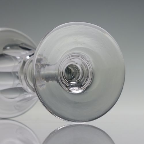 PAIR GEORGIAN REGENCY WINE GLASSES C1820 - ADDITIONAL PHOTO 5
