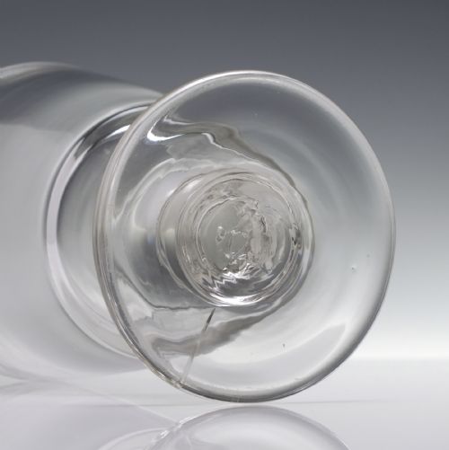 LARGE 19TH CENTURY BUCKET BOWL GLASS RUMMER C1820 - ADDITIONAL PHOTO 5