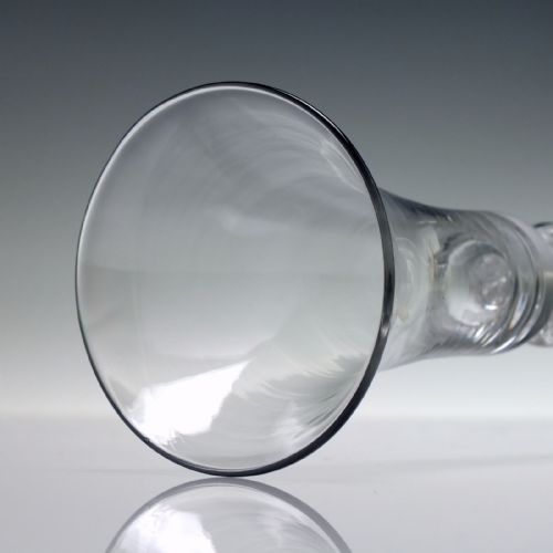 TALL GEORGIAN DOUBLE KNOP AIR TWIST ALE GLASS C1750 - ADDITIONAL PHOTO 5