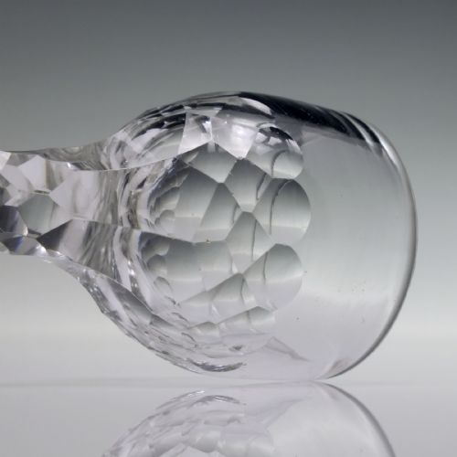 GEORGIAN FACET CUT WINE GLASS C1780 - ADDITIONAL PHOTO 4