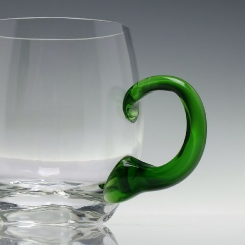 SET OF FOUR ART NOUVEAU GLASS TANKARDS C1910 - ADDITIONAL PHOTO 3