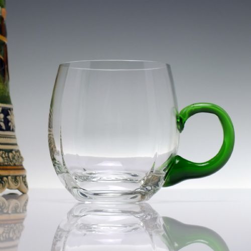 SET OF FOUR ART NOUVEAU GLASS TANKARDS C1910 - ADDITIONAL PHOTO 5