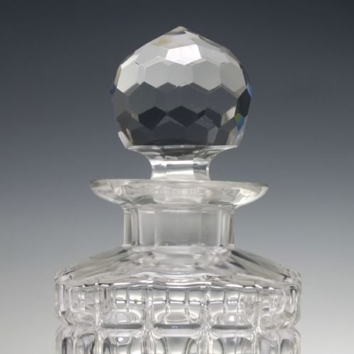 LARGE VICTORIAN PRISM CUT WHISKY DECANTER C1870 - ADDITIONAL PHOTO 3
