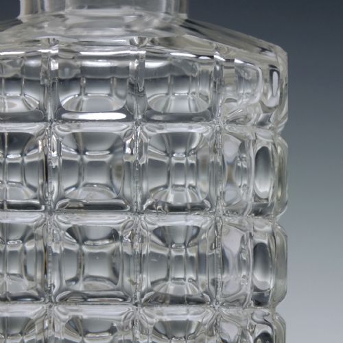 LARGE VICTORIAN PRISM CUT WHISKY DECANTER C1870 - ADDITIONAL PHOTO 4