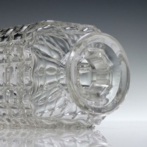 LARGE VICTORIAN PRISM CUT WHISKY DECANTER C1870 - ADDITIONAL PHOTO 5