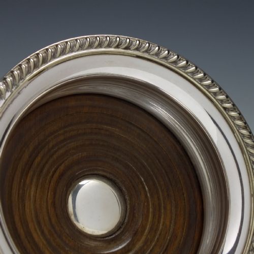 VICTORIAN SILVER PLATED DECANTER STAND COASTER C1870 - ADDITIONAL PHOTO 2