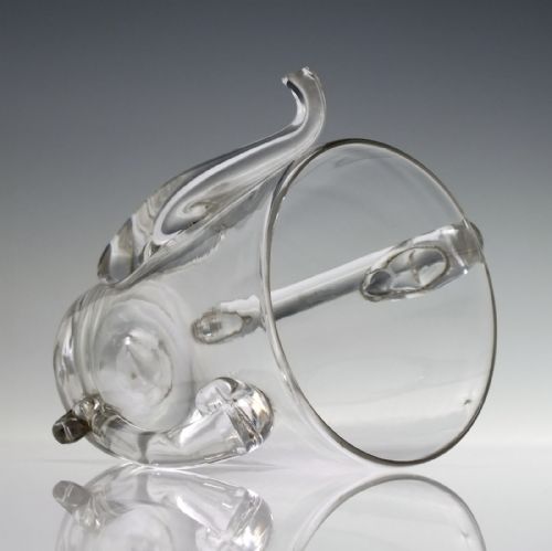 RARE 18TH CENTURY GLASS POSSET GLASS C1770 - ADDITIONAL PHOTO 6